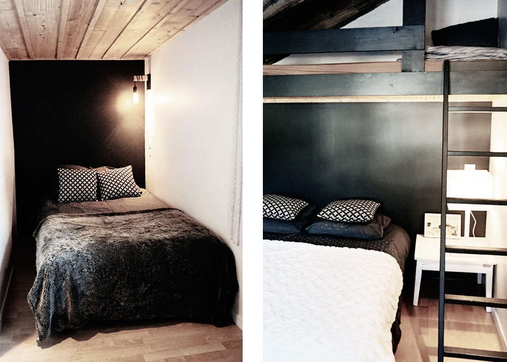 Les chambres du chalet d'Elise