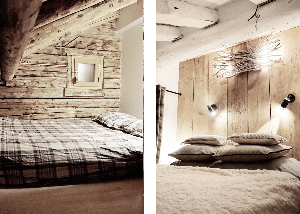 Les chambres du chalet d'Elise
