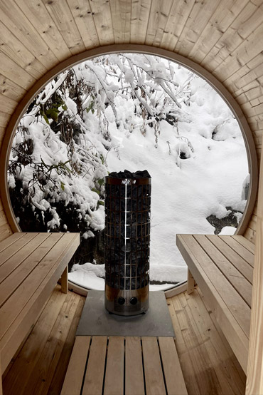 Sauna Le chalet d'Élise - La Plagne 1800 (Savoie - France)